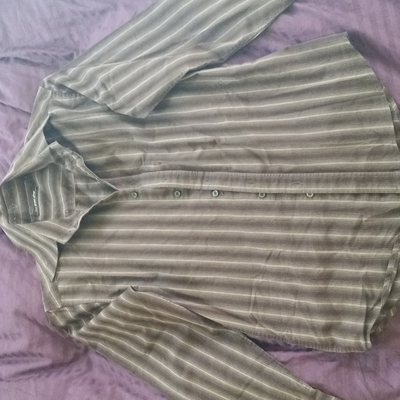 Brown and cream stripped classic Size small. - Picture 1 of 3